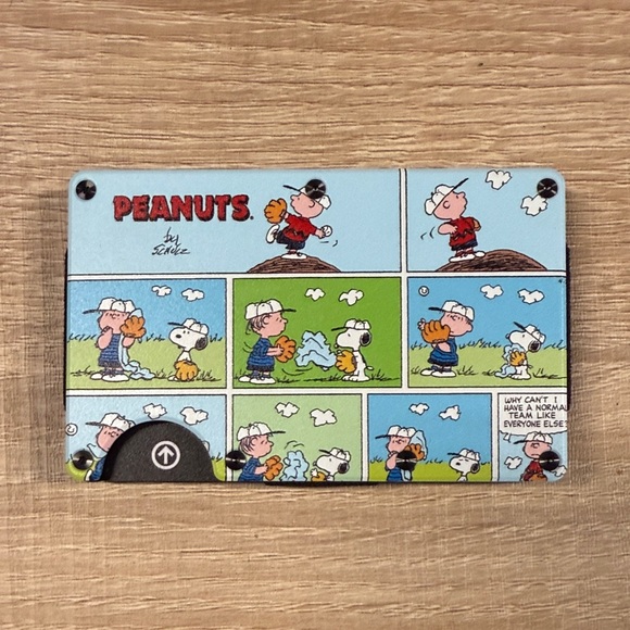 Peanuts Blue RFID Blocking Wallet - Picture 4 of 5